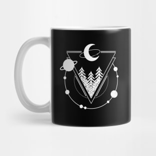 Moon And The Orbit Mug